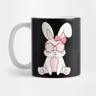 Retro Groovy Easter Rabbit Bunny Happy Easter Day Cute Bunny Mug